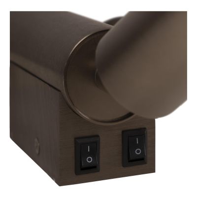 Lucide OTIMO - Wall spotlight / Wall light - 2xGU10 - Taupe